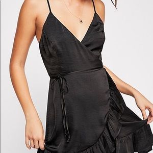 Free People All My Love Shine Wrap Dress